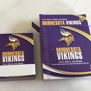 Minnesota Vikings 2022 Daily Sports Calendar for Desktop